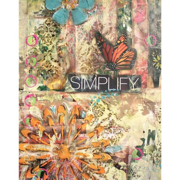 Simplify - Print on Canvas