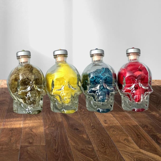 Four Elements - Crystal Skulls - Set of Four