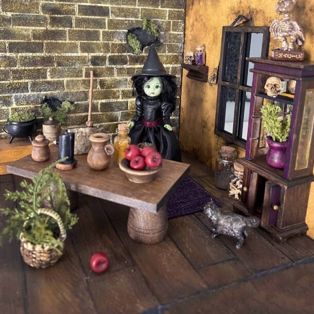 Midnight Kitchen - Miniature Room Collectible